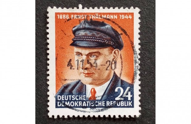 NDK DDR 1954 Ernst Thlmann hallnak 10. vfordulja blyeg Mi.432