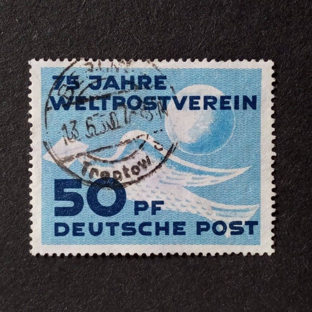 NDK DDR blyeg 1949 Az Egyetemes Postaszvetsg fennllsnak 75. vfo