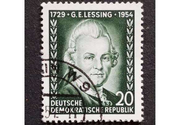 NDK DDR bélyeg 1954 G.E. Lessing születésének 225. évfordulója Mi.423