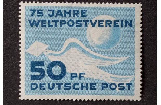 NDK DDR postatiszta blyeg 1949 Az Egyetemes Postaszvetsg fennlls