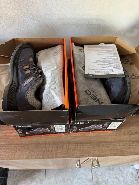 NEO Tools munkavédelmi cipő szinte új,