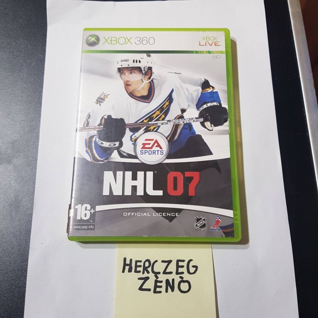 NHL 07 xbox360