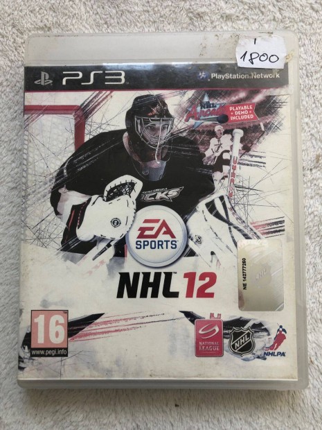 NHL 12 Ps3 Playstation 3 jtk