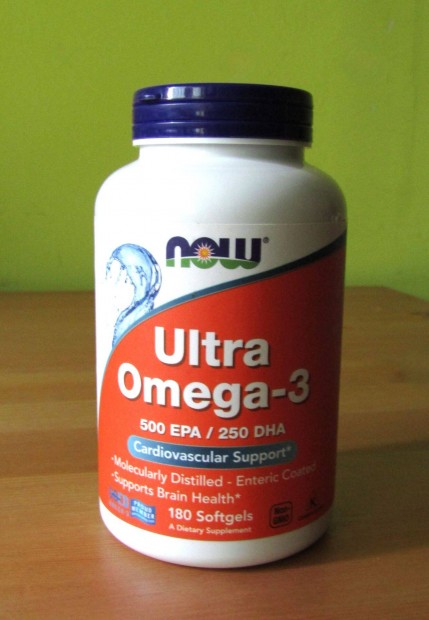 NOW Omega-3 Ultra halolaj! 500 Epa - 250 Dha/kapszula