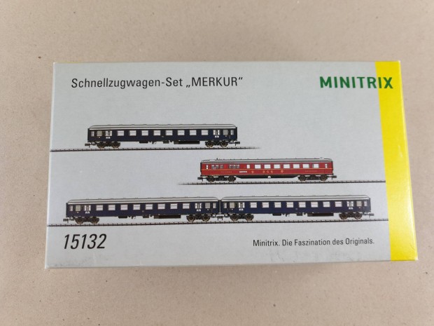 N 1:160 Trix - Minitrix 15132 Merkur Expressz Szemlyvagon - Vagon Sze