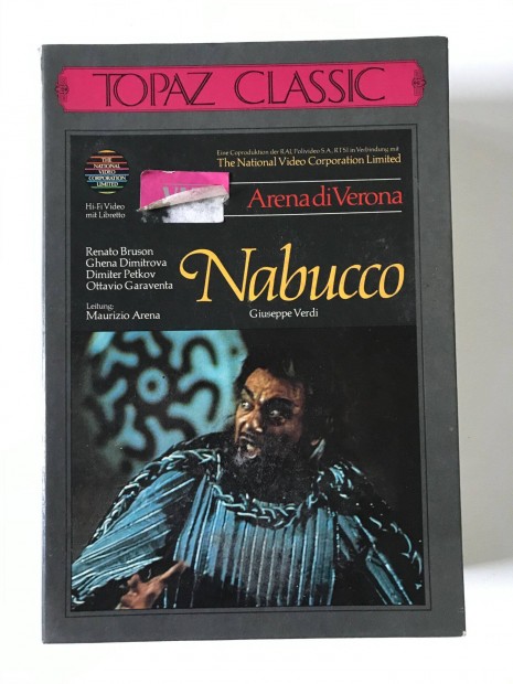 Nabucco opera kazetta elad