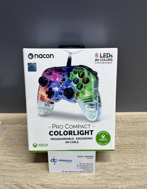 Nacon Pro Compact Colorlight vezetkes kontroller