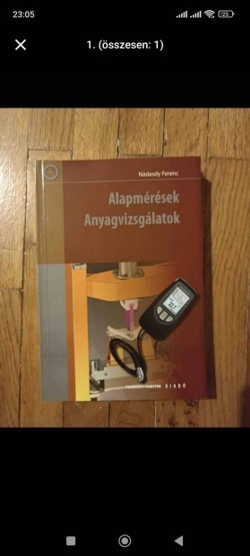 Ndasdy Ferenc Alapmrsek, Anyagvizsglatok