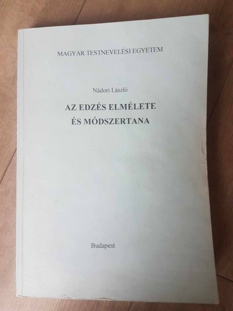 Ndori Lszl - Az edzs elmlete s mdszertana 1991