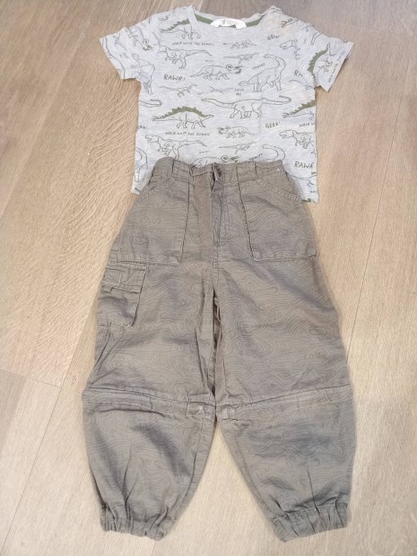 Nadrág,H&M pólóval.98-104.
