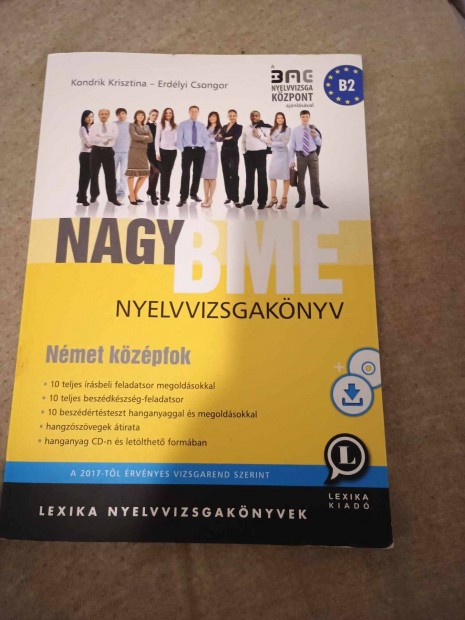 Nagy BME nyelvvizsgaknyv, Nmet kzpfok