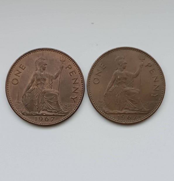 Nagy-Britannia 1 Penny  II.Erzsbet (1954-1970) EF