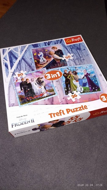 Nagy Disney Frozen Jgvarzs kirak puzzle szett (Trefl, Ravensburger)