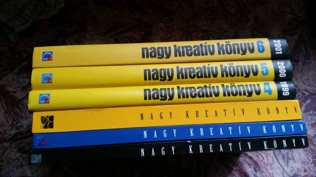 Nagy Kreatv Knyv -1996-1997-1998-1999-2000-2001 -reklm, marketing