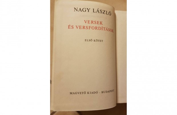 Nagy Lszl - Versek s versfordtsok I