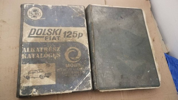 Nagy Polski Fiat 125p szerelési könyv leírás + alkatrészkatalógus