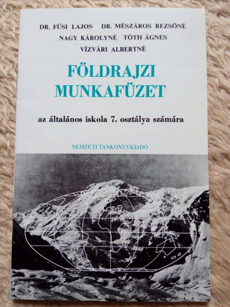 Nagy: Fldrajzi munkafzet az lt. isk. 7. osztlynak elad!