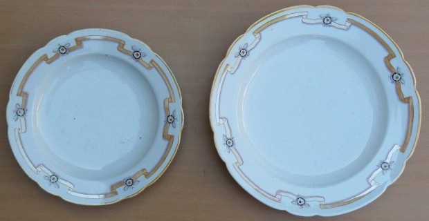 Nagy biedermeier Gieshubel porceln tlak