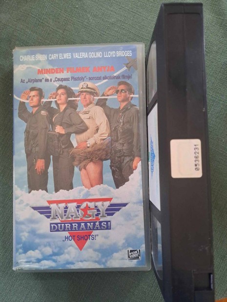 Nagy durrans VHS - Fszerepben Charlie Sheen