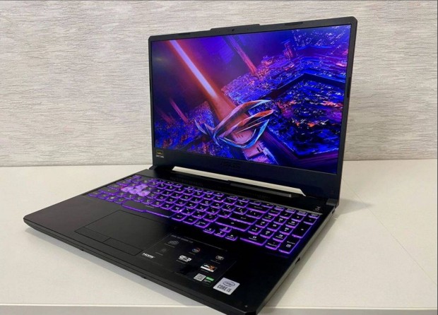 Nagy kijelzs Asus gamer laptop elad Rtx 3050 4GB Gddr6