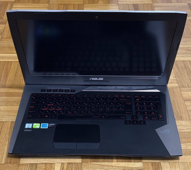 Nagy kijelzs Asus rog laptop elad! Core i7-6700HQ