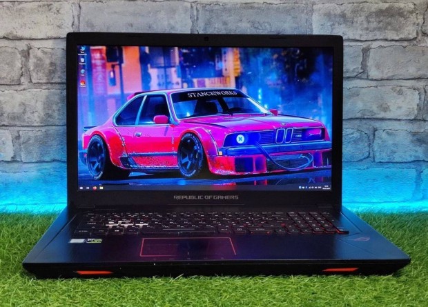Nagy kijelzs gamer Asus rog laptop elad! Core i7-7700HQ