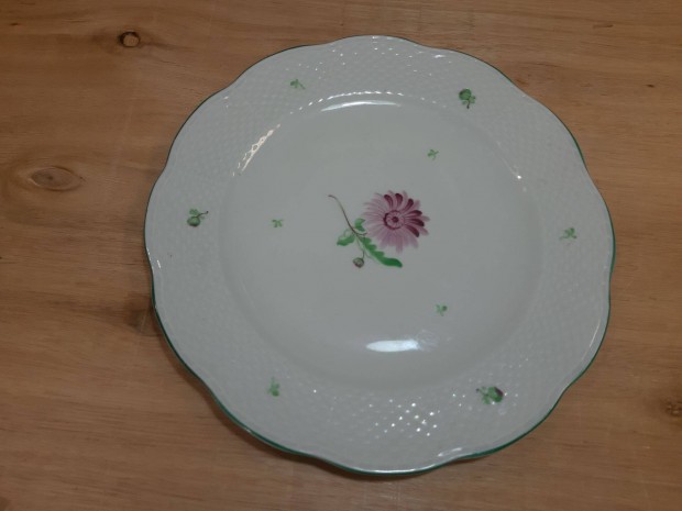 Nagy lapos süteményes tányér - régi Herendi porcelán