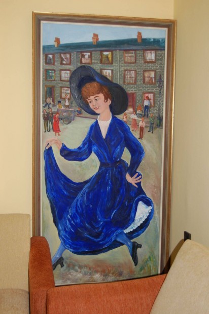 Nagy méretű 100x205 festmény Liza of Lambeth ( Mauham regénye alapján)