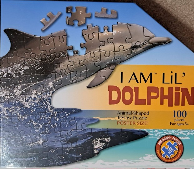 Nagy mret delfin puzzle