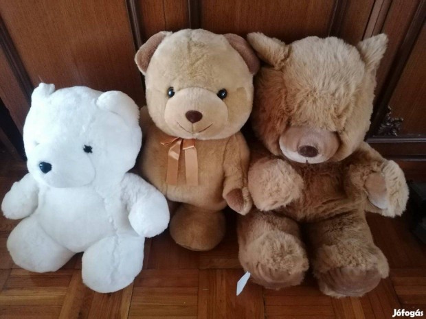 Nagy méretű plüss macik 45 - 65 cm - esek
