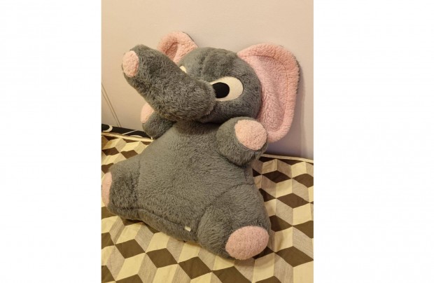 Nagy plüss elefánt 65 cm magas