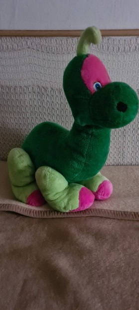 Nagy zld/pink plss dinoszaurusz (55cm)