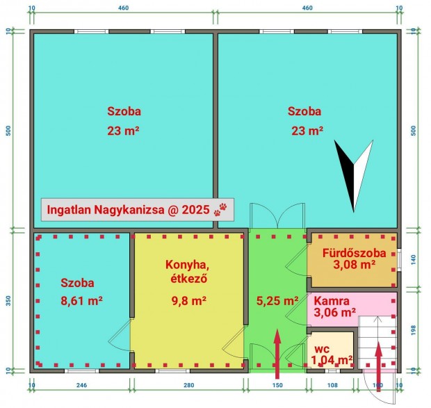 Nagykanizsa belv�ros�hoz k�zeli v�rosr�sz�ben k�n�lok v�telre egy 3 sz