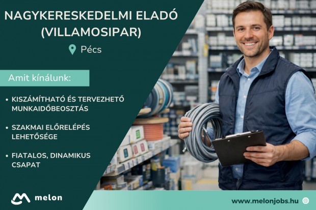 Nagykereskedelmi elad� (villamosipar)