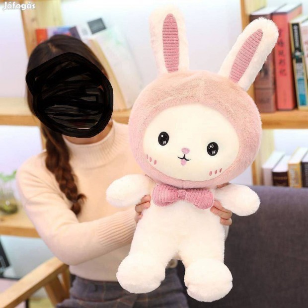Nagyméretű 42-cm Pink Bunny plüss nyuszi áron alul (bolti ár:10 000ft