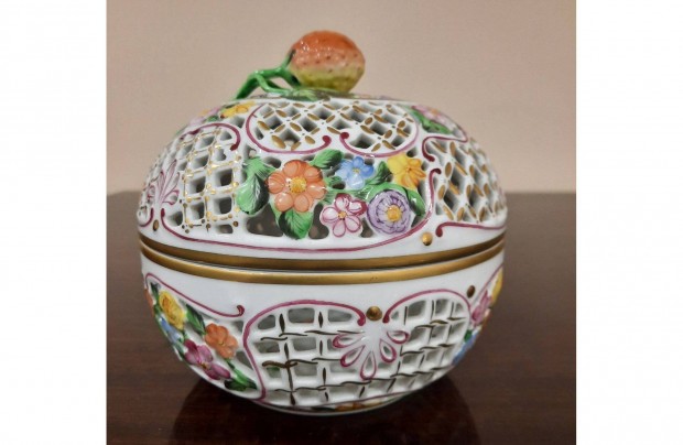 Nagymret Herendi eperfogs ttrt porceln bonbonier elad!