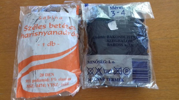 Nagyobb méretű betétes női harisnyanadrág 3db/csomag