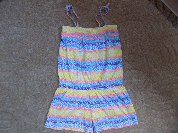 Nagyon csini, sznes, pamut playsuit 8-9 vesre