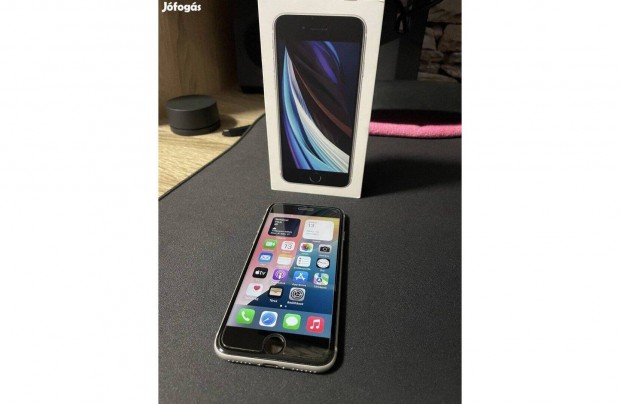 Nagyon megkmlt Iphone SE 2020 100% Akku Fehr 64GB elad !!!