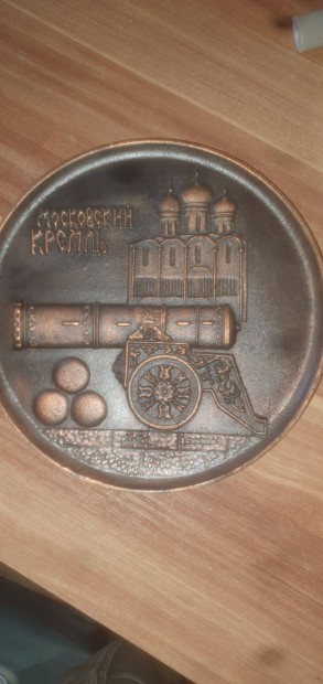 Nagyon szép orosz öntvény fali tál