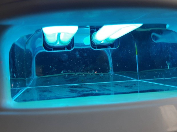 Nail Gél 2x9W-os UV körmös lámpa tükrös