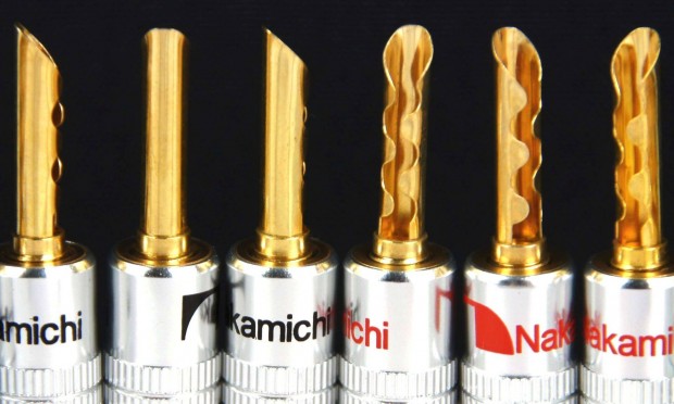 Nakamichi aranyozott BFA Új, Nakamichi 24K aranyozott BFA típbanándugó