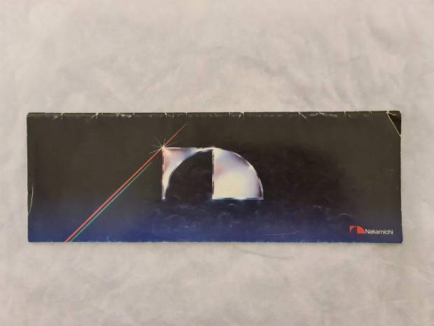 Nakamichi katalógus, kazettás magnó deck, cd játszó, erősítő