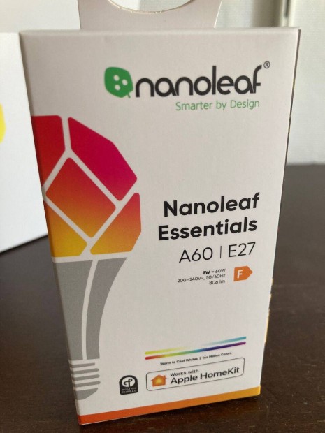 Nanoleaf Essentials Smart A60 Bulb, E27, bontatlan