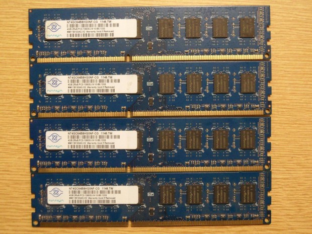 Nanya 16GB / 1333Mhz (4X 4GB) DDR3 memria KIT