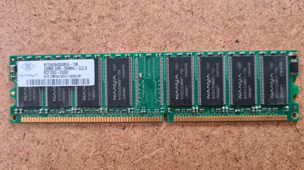 Nanya 256MB 1Rx16 NT256D64S88B0G-75B memrik