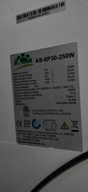 Napelem rendszer s inverter 