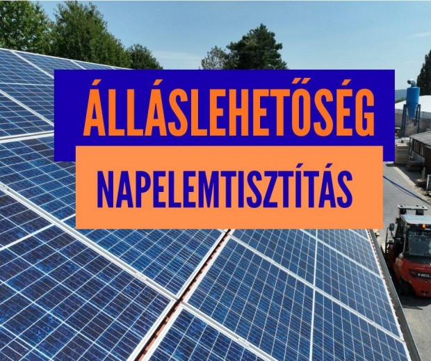 Napelem tiszt�t�s