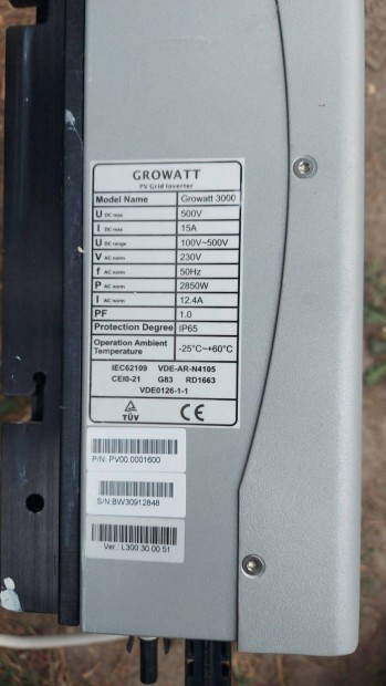 Napelemes rendszer 3kW