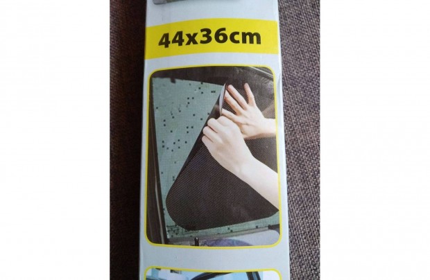 Napellenző Öntapadós Autóba Ablakra Újak 44X36 CM Párban,